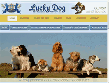 Tablet Screenshot of luckydognipomo.com